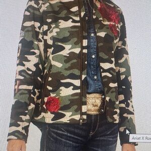 Ariat Women's Utility Jacket with Camouflage and Red Accents